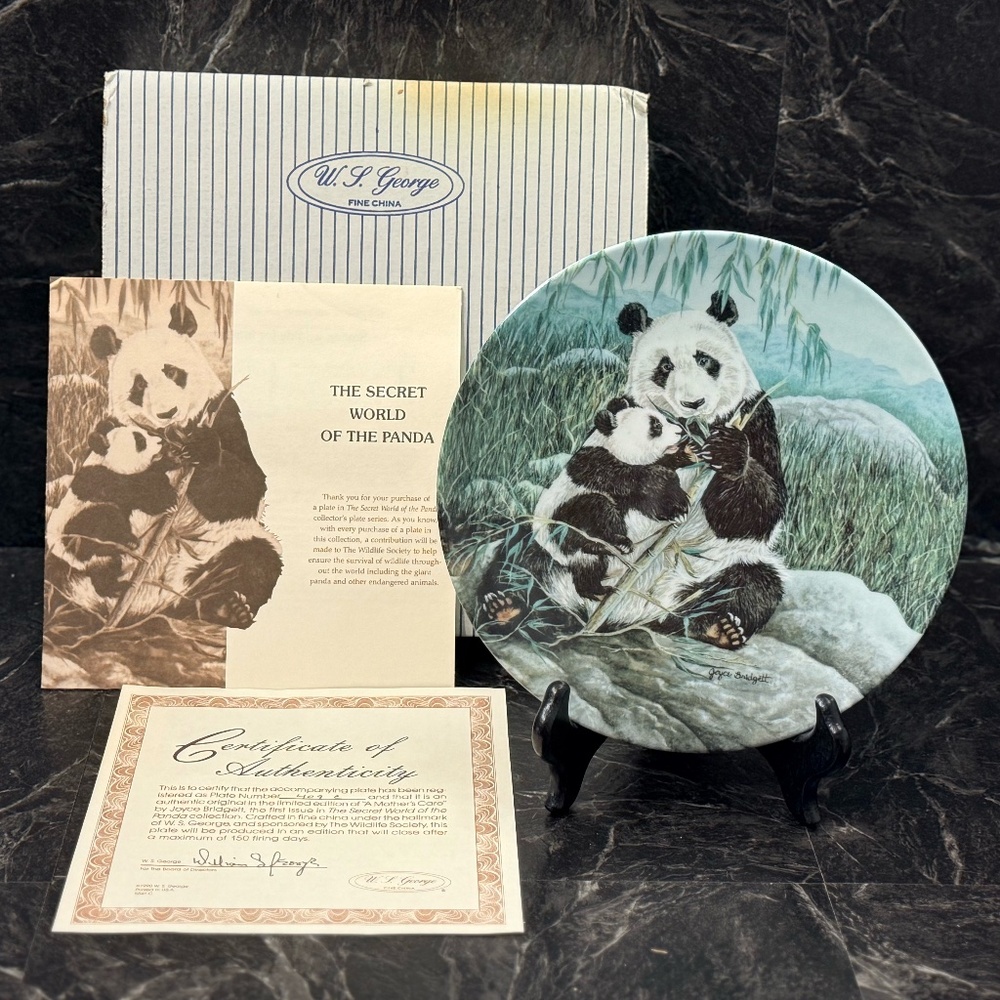 W.L. George “A Mother’s Cure” by Joyce Bridgett Collector Plate